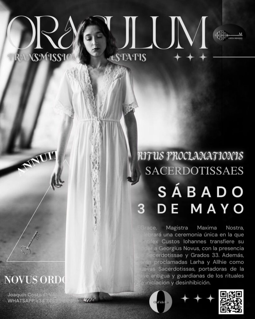 sábado 3 de mayo, ORACULUM TRANSMISSIONIS POTESTATIS & RITUS PROCLAMATIONIS SACERDOTISSAE 3 Copy of SADERDOTISSAS LARA